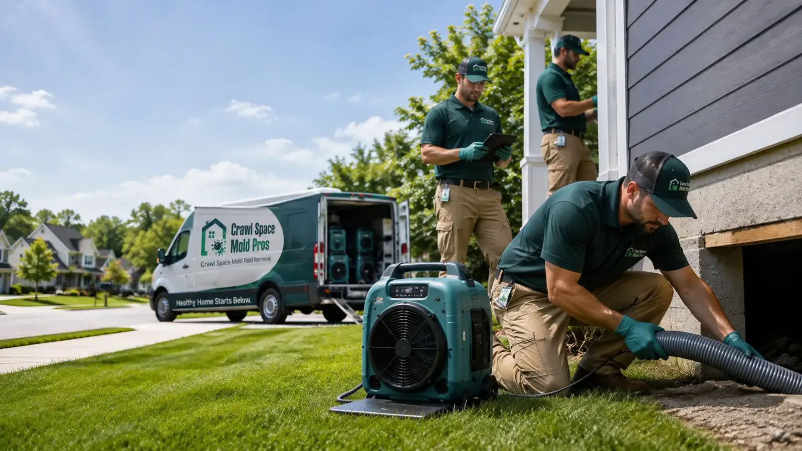 Crawl Space Mold Removal in Wasco, CA